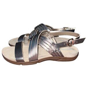 Easy Spirit Women's Marlis Slingback  Metallic Flat Sandals Size 11n